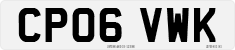 License plate of the United Kingdom, 2001 year system
