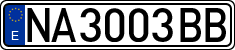 License plates of Spain, 1971 year series