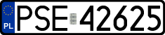 License plates of Poland, Regular car plates