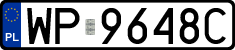 License plates of Poland, Regular car plates