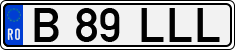 License plate of Romania, Regular plates