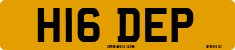 License plate of the United Kingdom, 1983 year system