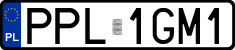 License plates of Poland, Regular car plates