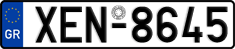 License plate of Greece, Cars
