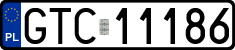 License plates of Poland, Regular car plates