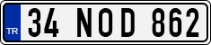 License plate of Turkey, Regular plates