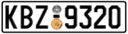 License plate of Greece, Cars