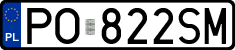 License plates of Poland, Regular car plates