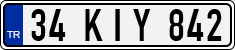 License plate of Turkey, Regular plates