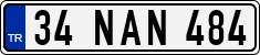License plate of Turkey, Regular plates
