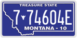 Montana, 1-12345A / 10-1234A