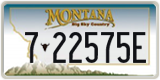 Montana, 1-12345A / 10-1234A