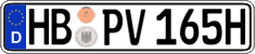 German license plate, Plates for oldtimers (type 