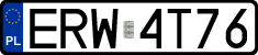 License plates of Poland, Regular car plates