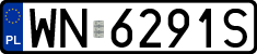 License plates of Poland, Regular car plates