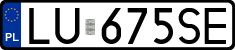 License plates of Poland, Regular car plates