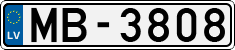 License plate of Latvia, Regular car plates