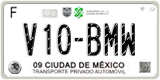 Mexico City (DF), Cars (A00-AAA)