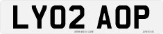 License plate of the United Kingdom, 2001 year system
