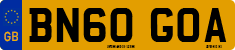 License plate of the United Kingdom, 2001 year system
