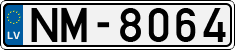 License plate of Latvia, Regular car plates