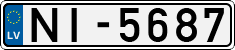License plate of Latvia, Regular car plates
