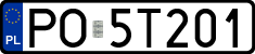 License plates of Poland, Regular car plates