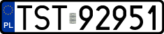 License plates of Poland, Regular car plates