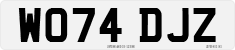 License plate of the United Kingdom, 2001 year system