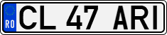 License plate of Romania, Regular plates