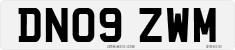 License plate of the United Kingdom, 2001 year system