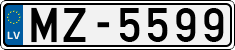 License plate of Latvia, Regular car plates