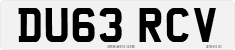 License plate of the United Kingdom, 2001 year system