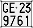 License plate of Italy, Motorcycles (1927 year series)