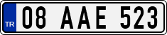 License plate of Turkey, Regular plates