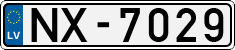 License plate of Latvia, Regular car plates