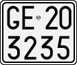 License plate of Italy, Motorcycles (1927 year series)