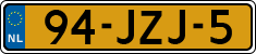 License plate of the Netherlands, Cars