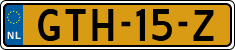 License plate of the Netherlands, Cars