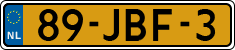 License plate of the Netherlands, Cars