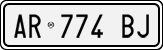 License plate of Italy, Cars (1994 year series)