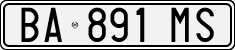 License plate of Italy, Cars (1994 year series)