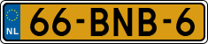 License plate of the Netherlands, Heavy Commercial Vehicles (1994 system)