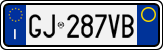 License plate of Italy, Cars (1994 year series)