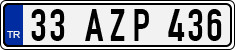 License plate of Turkey, Regular plates