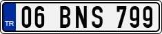 License plate of Turkey, Regular plates