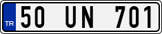 License plate of Turkey, Regular plates
