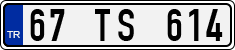 License plate of Turkey, Regular plates