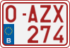 License plate of Belgium, Regular plates (2010)
