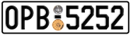 License plate of Greece, Cars